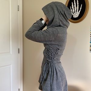 Grey handmade tunic dress